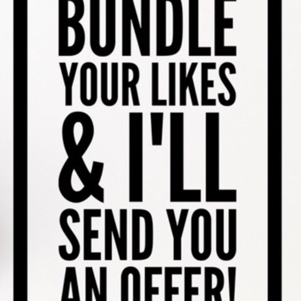 Bundle your likes and I will send you a offer